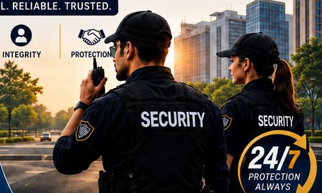 Vrishika security guards on duty
